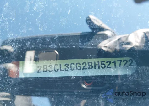 2011 Dodge Charger из США, поврежденный, VIN 2B3CL3CG2BH521722